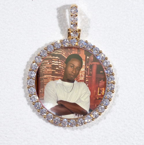 3D CIRCLE CUSTOM PICTURE PENDANT SMALL SIZE