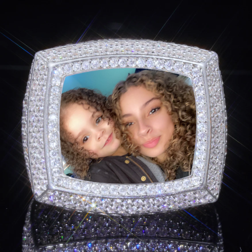 3D CUSTOM PICTURE ICED RING