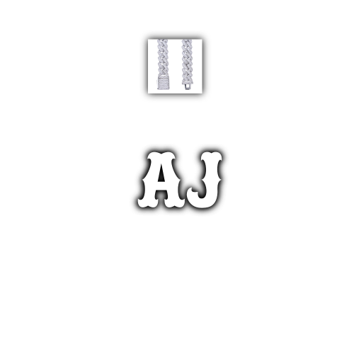 Custom Letters Freibeuter Font Necklace