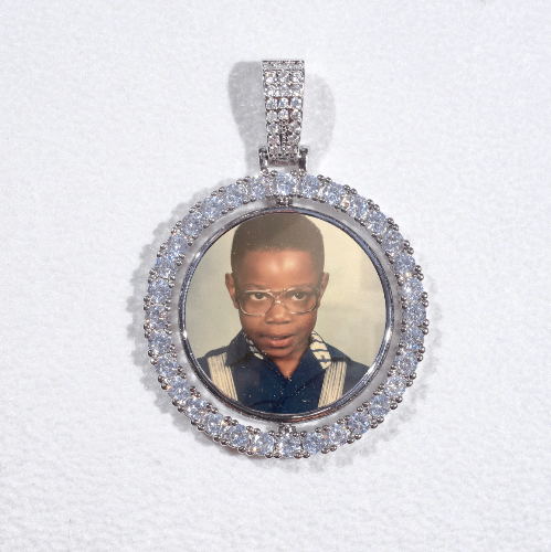 3D Spinning 2-Faced Custom Picture Pendant