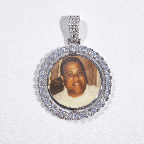 3D Spinning 2-Faced Custom Picture Pendant
