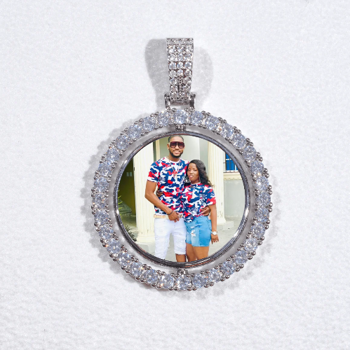 3D Spinning 2-Faced Custom Picture Pendant