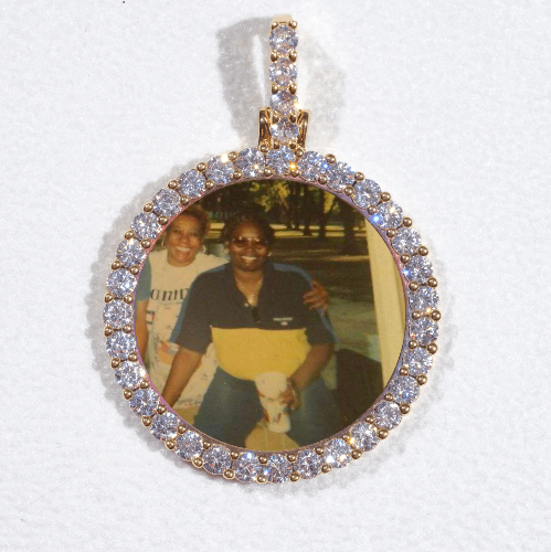 3D CIRCLE CUSTOM PICTURE PENDANT SMALL SIZE