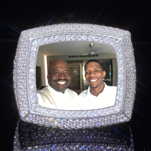 3D CUSTOM PICTURE ICED RING