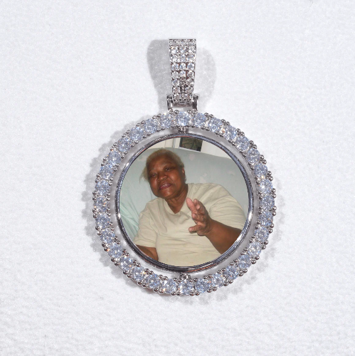 3D Spinning 2-Faced Custom Picture Pendant