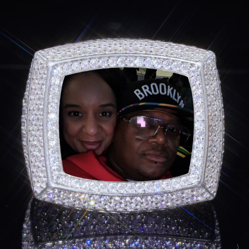 3D CUSTOM PICTURE ICED RING