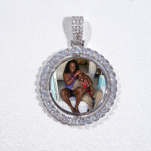 3D Spinning 2-Faced Custom Picture Pendant