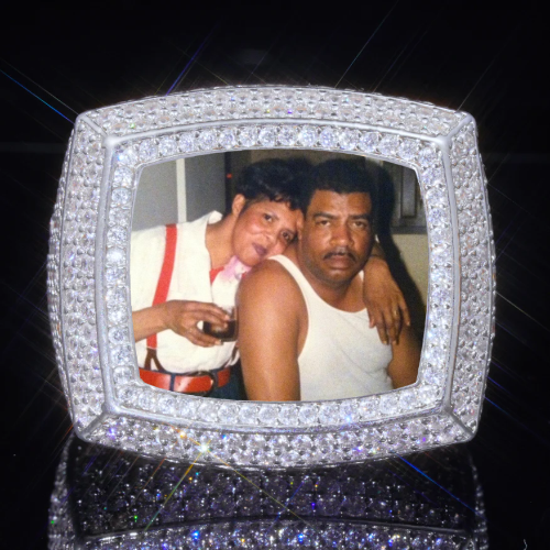 3D CUSTOM PICTURE ICED RING