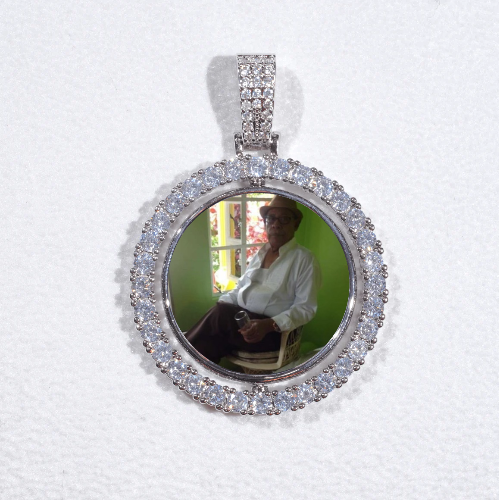 3D Spinning 2-Faced Custom Picture Pendant