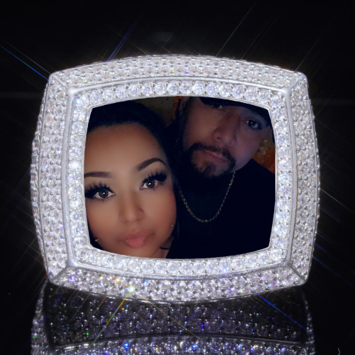 3D CUSTOM PICTURE ICED RING