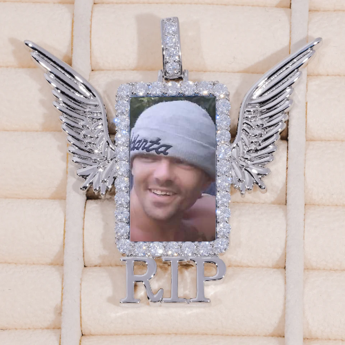RIP WING 3D CUSTOM PICTURE PENDANT