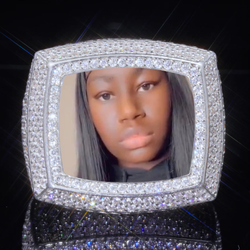 3D CUSTOM PICTURE ICED RING