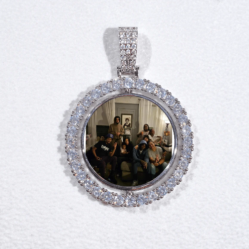 3D Spinning 2-Faced Custom Picture Pendant