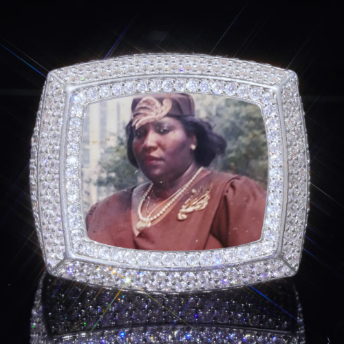3D CUSTOM PICTURE ICED RING