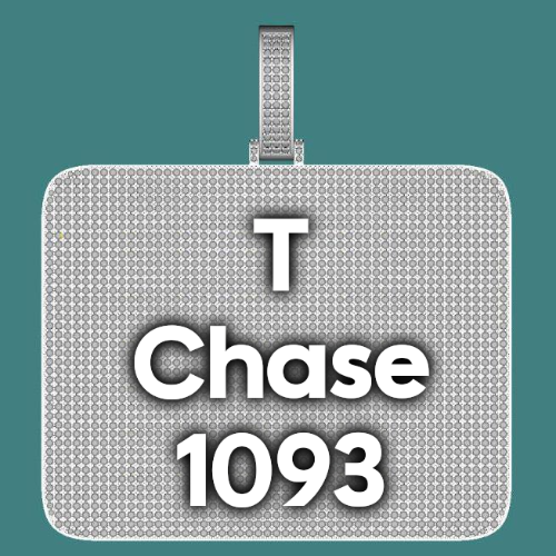 CUSTOM LETTER NECKLACE 3D BIG SQUARE
