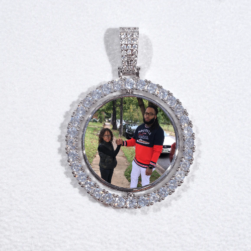 3D Spinning 2-Faced Custom Picture Pendant
