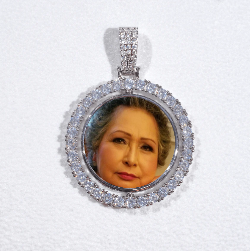 3D Spinning 2-Faced Custom Picture Pendant