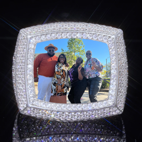 3D CUSTOM PICTURE ICED RING