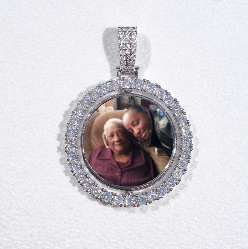 3D Spinning 2-Faced Custom Picture Pendant