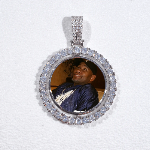 3D Spinning 2-Faced Custom Picture Pendant