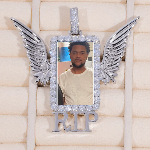 RIP WING 3D CUSTOM PICTURE PENDANT