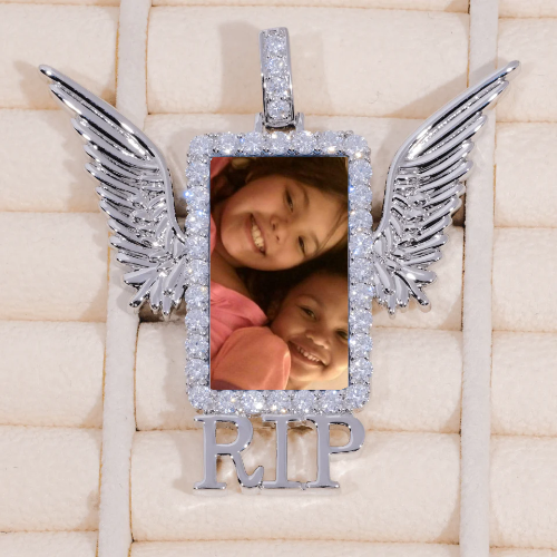 RIP WING 3D CUSTOM PICTURE PENDANT