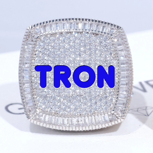 CUSTOM LETTER 3D ICED RING