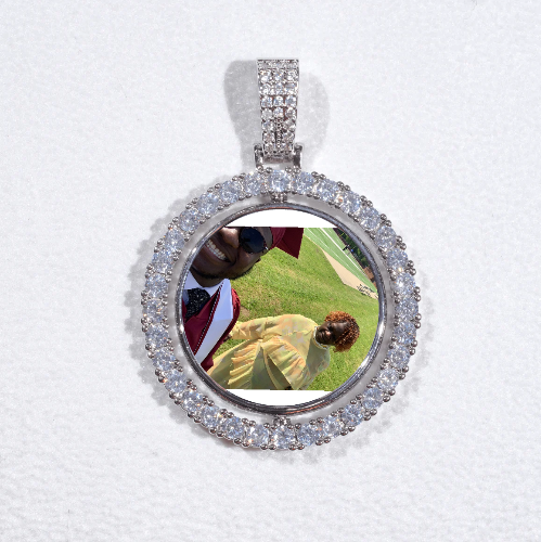 3D Spinning 2-Faced Custom Picture Pendant