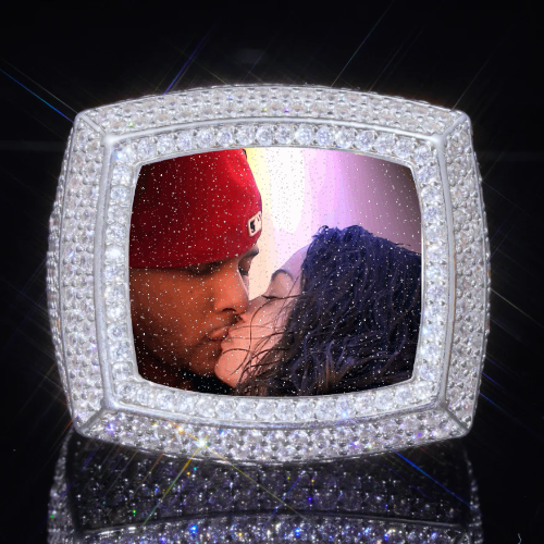 3D CUSTOM PICTURE ICED RING