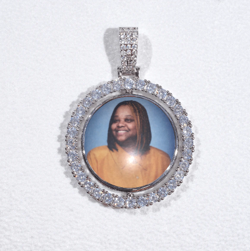 3D Spinning 2-Faced Custom Picture Pendant