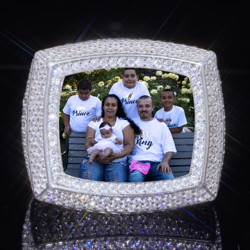 3D CUSTOM PICTURE ICED RING