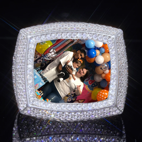 3D CUSTOM PICTURE ICED RING