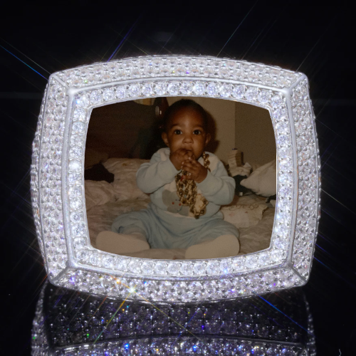 3D CUSTOM PICTURE ICED RING