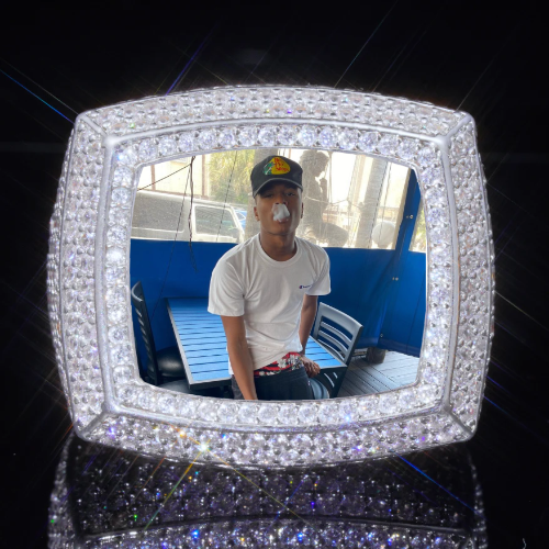 3D CUSTOM PICTURE ICED RING