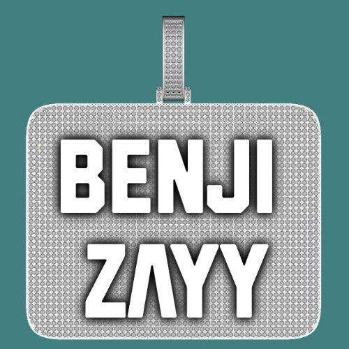 CUSTOM LETTER NECKLACE 3D BIG SQUARE