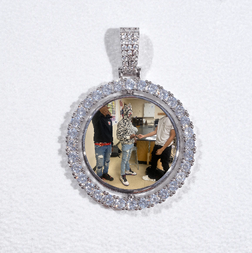 3D Spinning 2-Faced Custom Picture Pendant