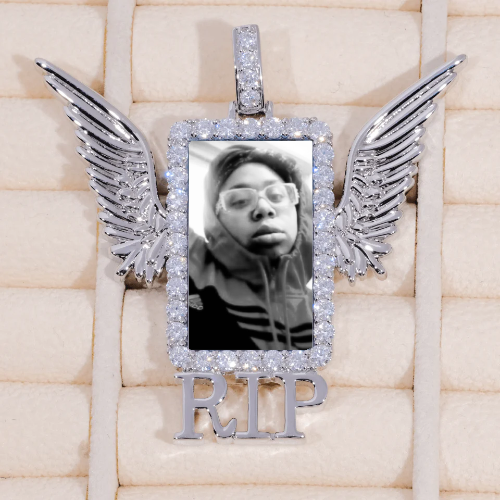 RIP WING 3D CUSTOM PICTURE PENDANT