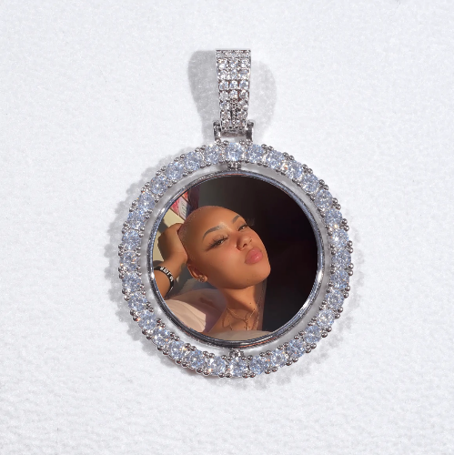 3D Spinning 2-Faced Custom Picture Pendant