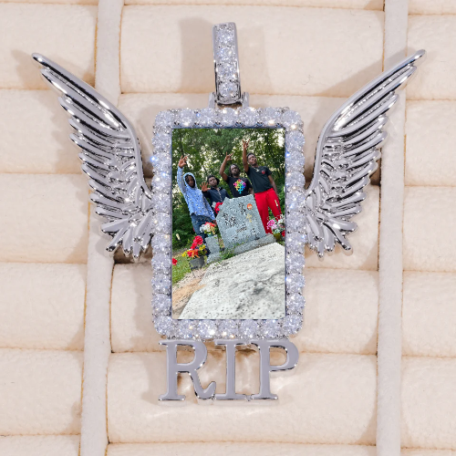 RIP WING 3D CUSTOM PICTURE PENDANT