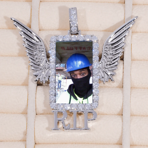 RIP WING 3D CUSTOM PICTURE PENDANT