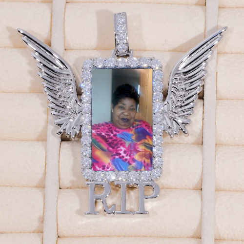 RIP WING 3D CUSTOM PICTURE PENDANT