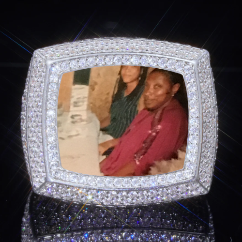 3D CUSTOM PICTURE ICED RING