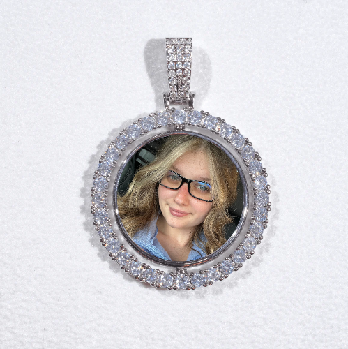 3D Spinning 2-Faced Custom Picture Pendant
