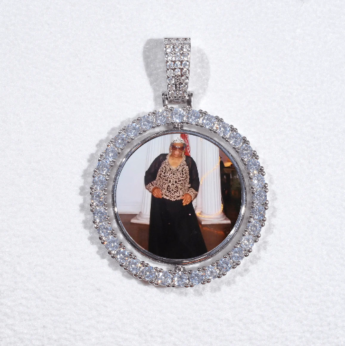 3D Spinning 2-Faced Custom Picture Pendant
