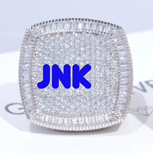 CUSTOM LETTER 3D ICED RING
