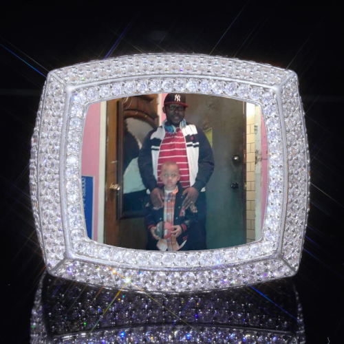 3D CUSTOM PICTURE ICED RING
