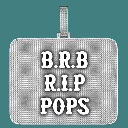 CUSTOM LETTER NECKLACE 3D BIG SQUARE