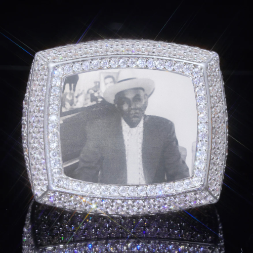 3D CUSTOM PICTURE ICED RING