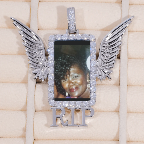 RIP WING 3D CUSTOM PICTURE PENDANT