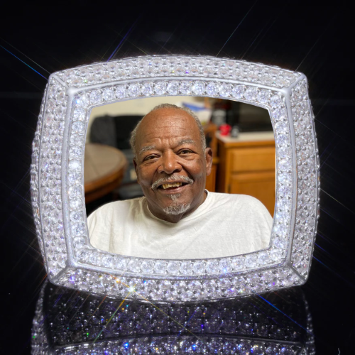 3D CUSTOM PICTURE ICED RING